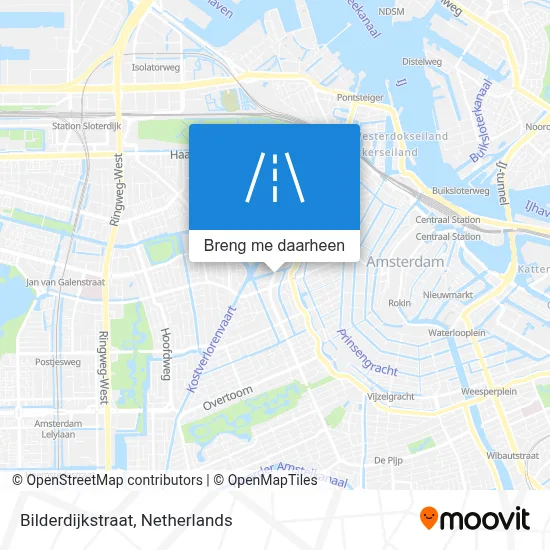 Bilderdijkstraat kaart