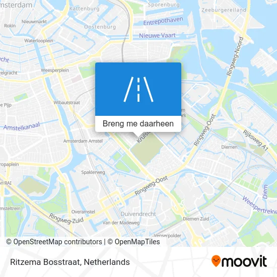 Ritzema Bosstraat kaart