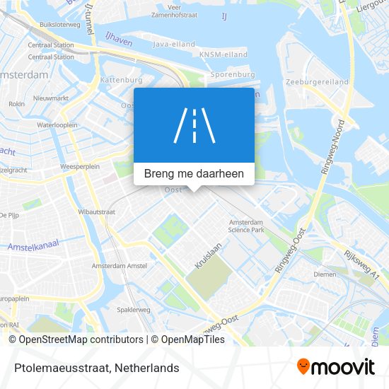 Ptolemaeusstraat kaart
