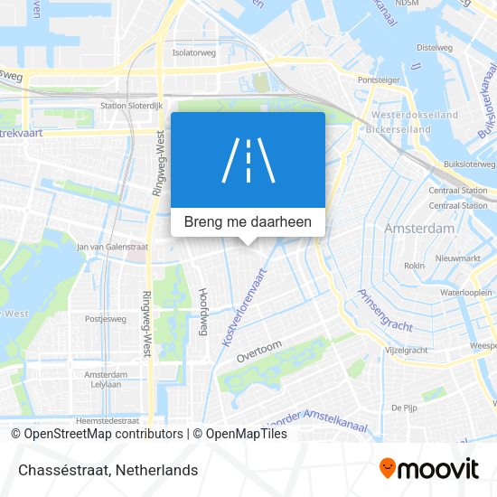Chasséstraat kaart