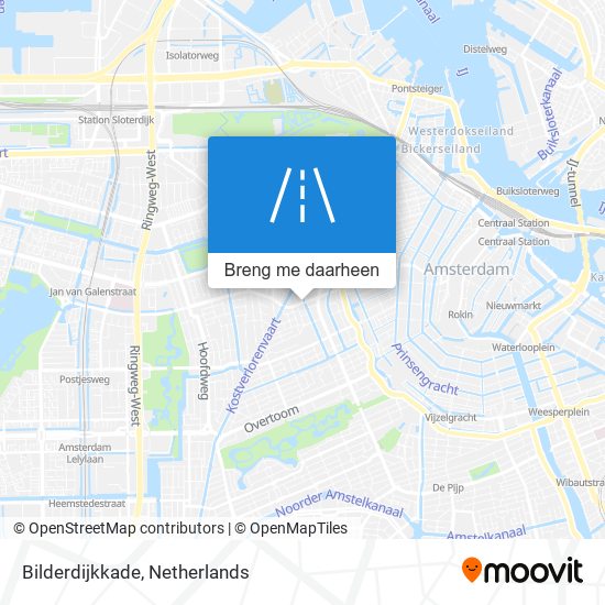Bilderdijkkade kaart