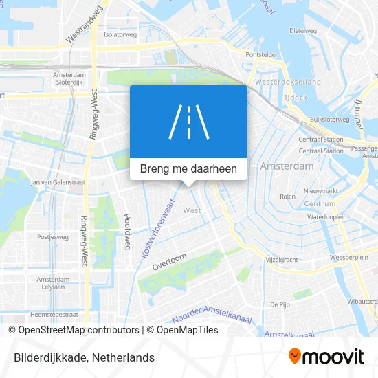 Bilderdijkkade kaart