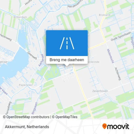 Akkermunt kaart