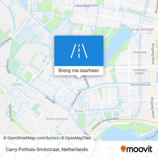 Carry Pothuis-Smitstraat kaart