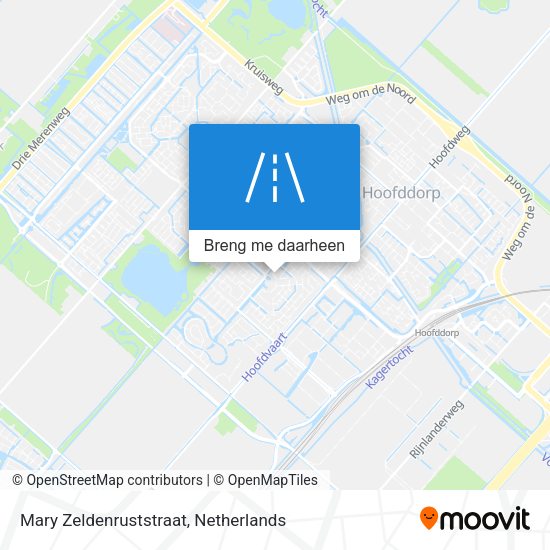 Mary Zeldenruststraat kaart