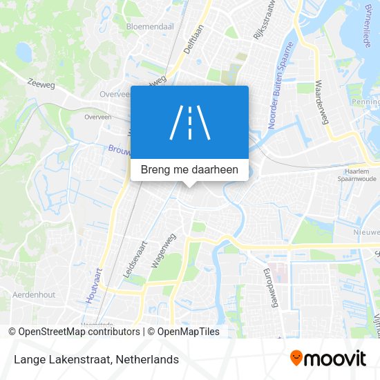 Lange Lakenstraat kaart
