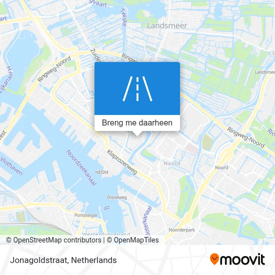 Jonagoldstraat kaart