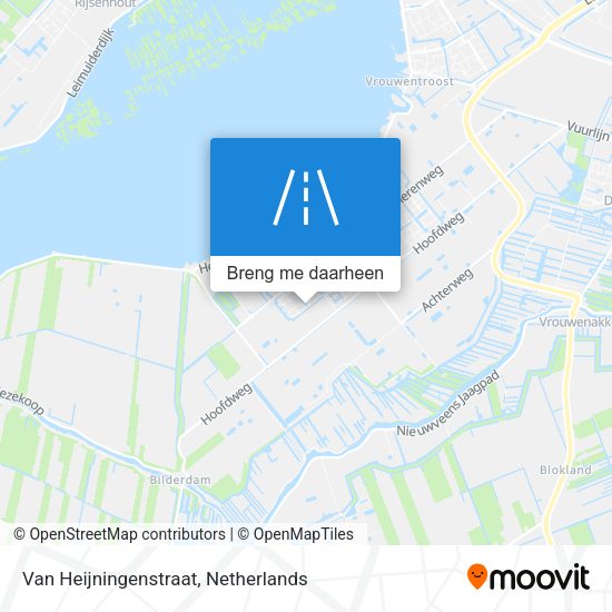 Van Heijningenstraat kaart
