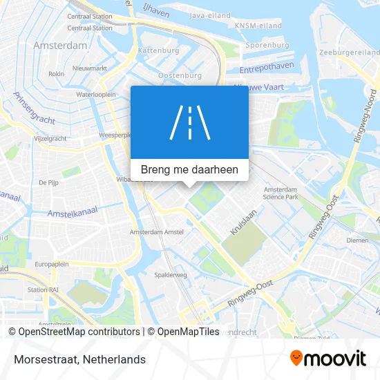 Morsestraat kaart