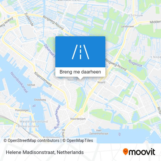 Helene Madisonstraat kaart
