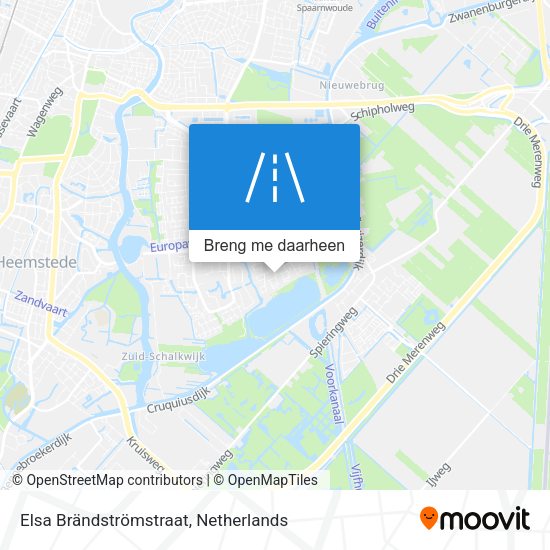 Elsa Brändströmstraat kaart