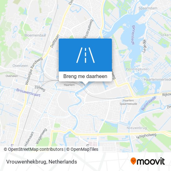 Vrouwenhekbrug kaart