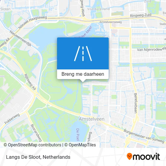 Langs De Sloot kaart