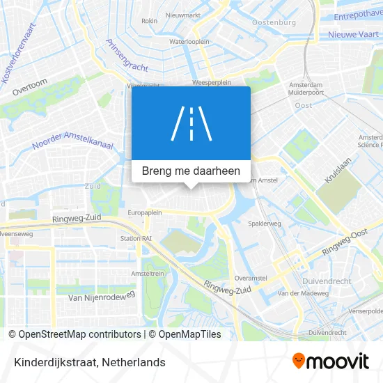 Kinderdijkstraat kaart