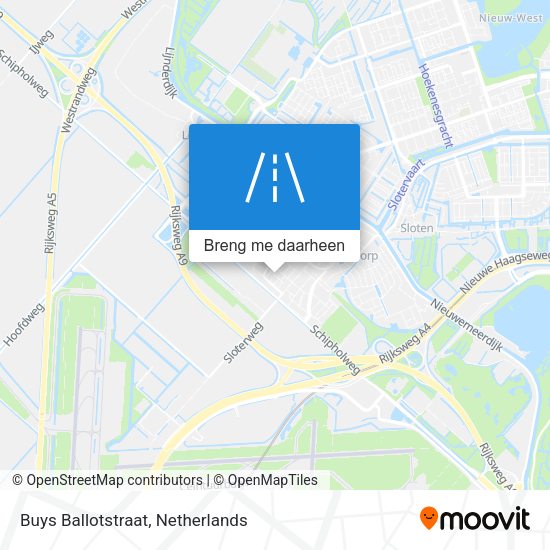 Buys Ballotstraat kaart