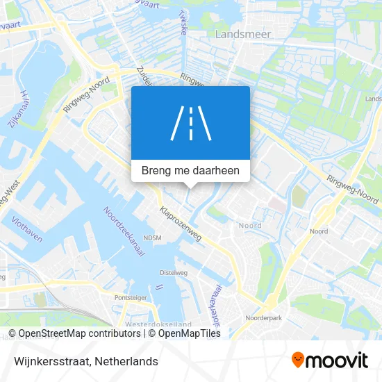 Wijnkersstraat kaart