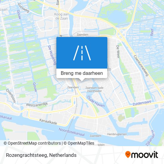 Rozengrachtsteeg kaart