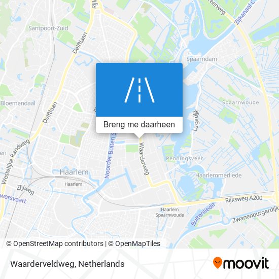 Waarderveldweg kaart