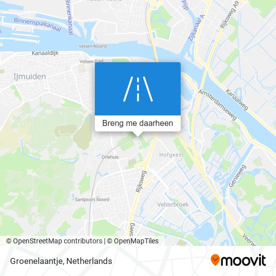 Groenelaantje kaart