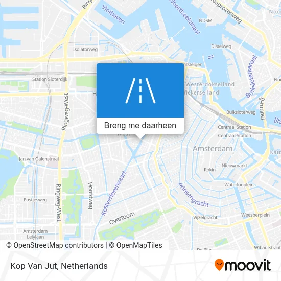Kop Van Jut kaart