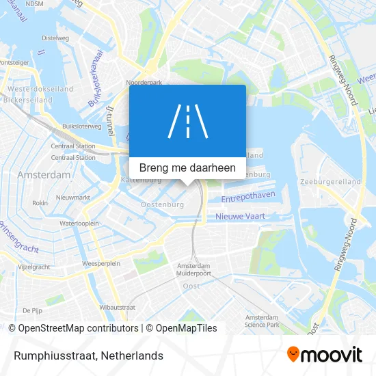 Rumphiusstraat kaart