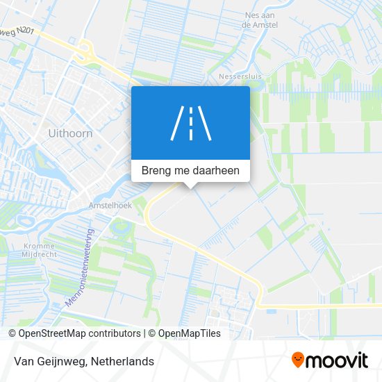 Van Geijnweg kaart