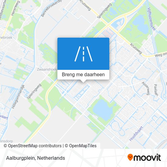 Aalburgplein kaart