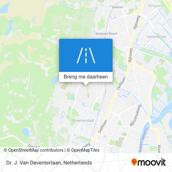 Dr. J. Van Deventerlaan kaart