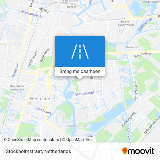 Stockholmstraat kaart