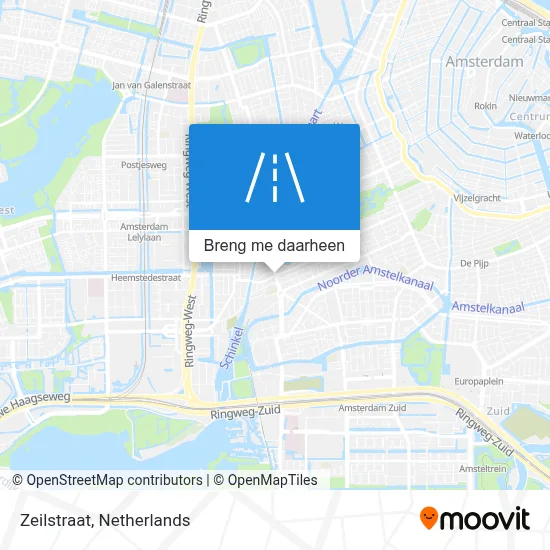 Zeilstraat kaart