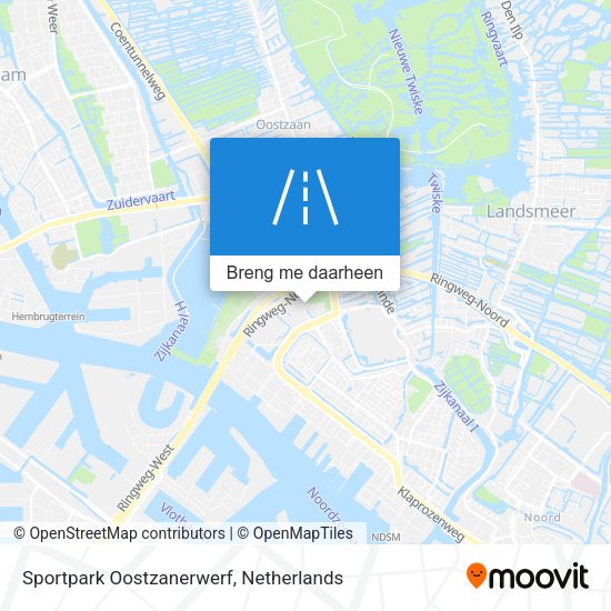 Sportpark Oostzanerwerf kaart