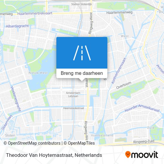 Theodoor Van Hoytemastraat kaart