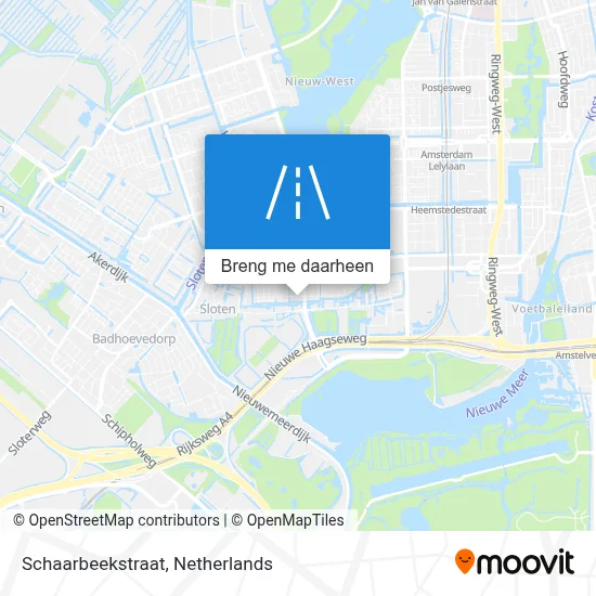 Schaarbeekstraat kaart