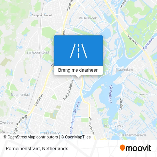 Romeinenstraat kaart