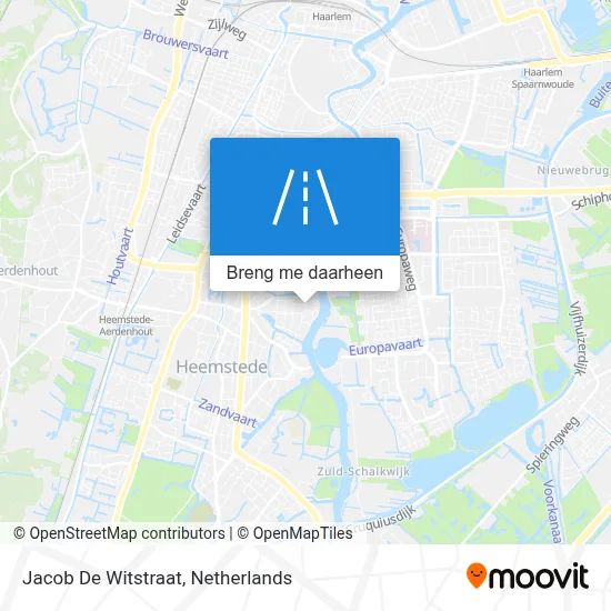 Jacob De Witstraat kaart