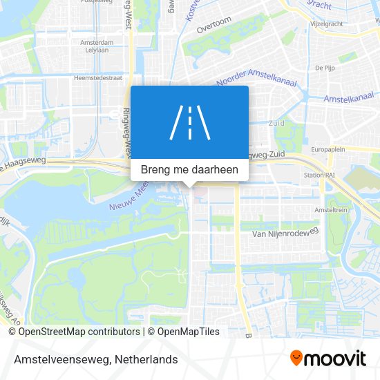 Amstelveenseweg kaart