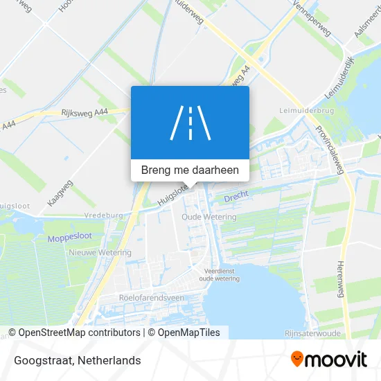 Googstraat kaart