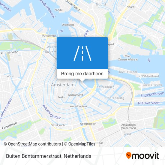 Buiten Bantammerstraat kaart