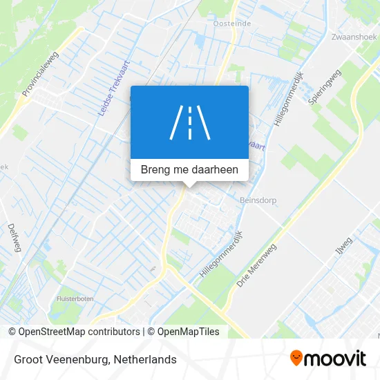 Groot Veenenburg kaart