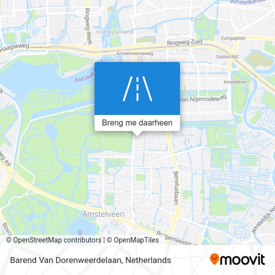 Barend Van Dorenweerdelaan kaart