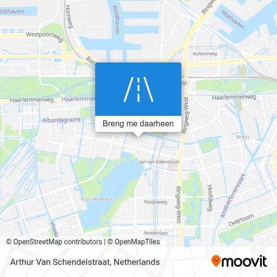 Arthur Van Schendelstraat kaart