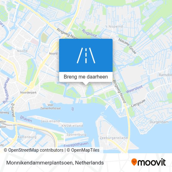 Monnikendammerplantsoen kaart