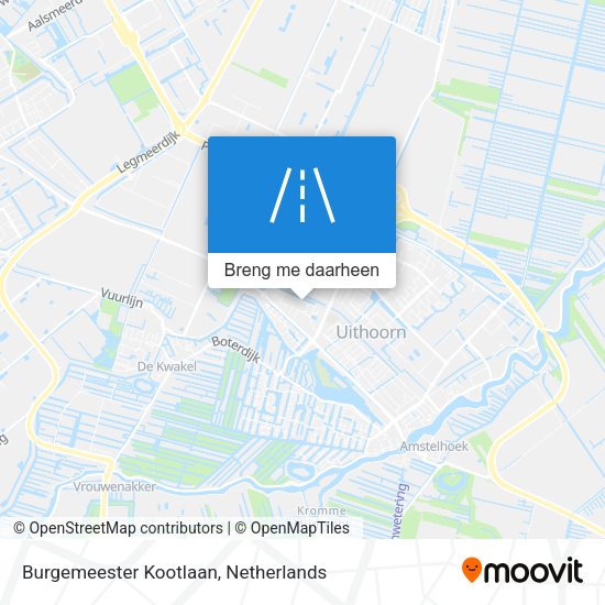 Burgemeester Kootlaan kaart