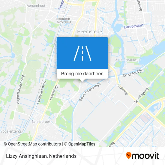 Lizzy Ansinghlaan kaart