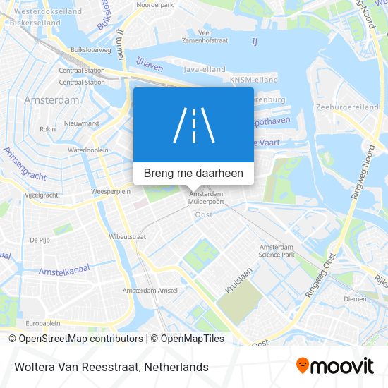 Woltera Van Reesstraat kaart