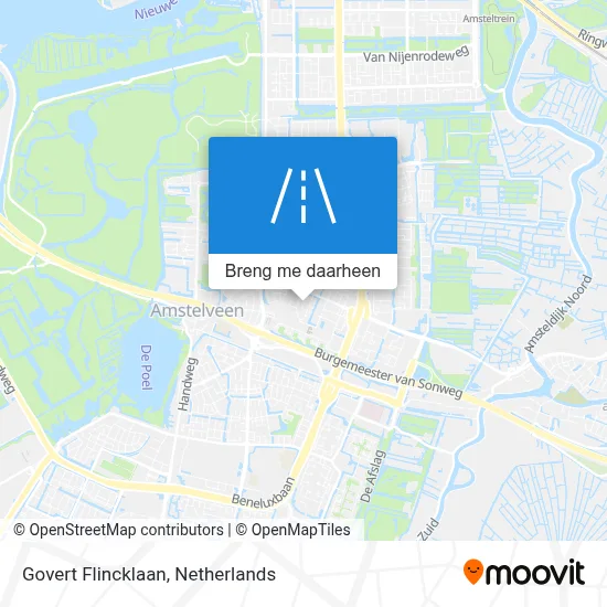 Govert Flincklaan kaart