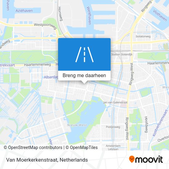 Van Moerkerkenstraat kaart