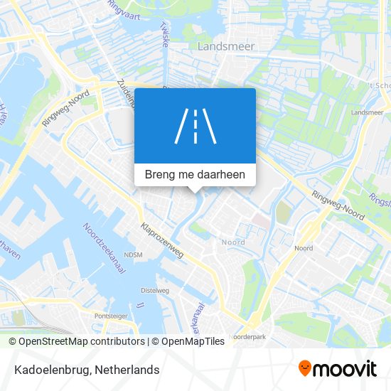 Kadoelenbrug kaart