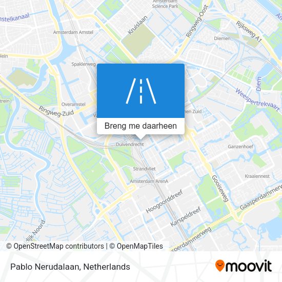 Pablo Nerudalaan kaart