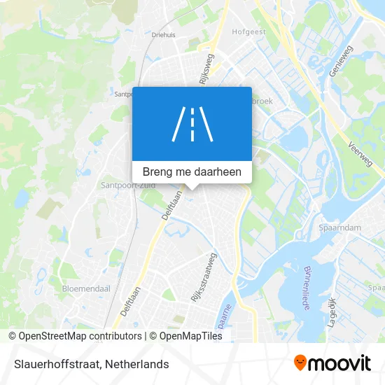 Slauerhoffstraat kaart